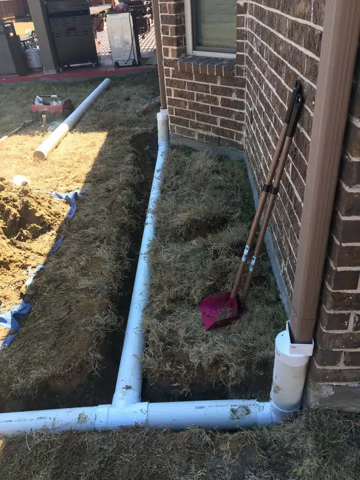 Perma Pier drainage solution to water damages to home foundation and house floor sinking
