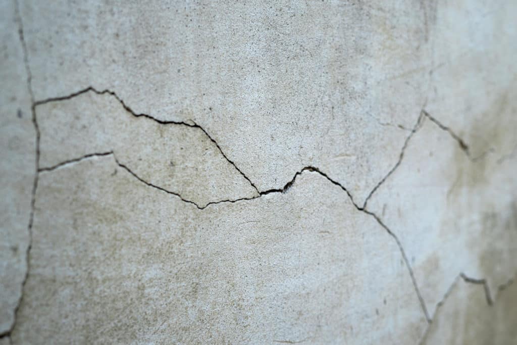 cracks in the foundation of a home